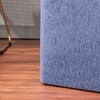 Triad Blue Boucle Pouf Ottoman Set Of 2