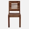 Charlie 4 Seater Dining Set In Walnut Finish
