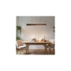 Slimline 36 Trio Brown Solid Wood Cluster Hanging Light