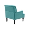 Velora Tufted Back Fabric Lounge Chair- Sea Green