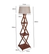 XXX Shelf Floor Lamp in Beige Shade