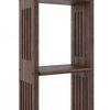 Babylon Solid Wood Bookshelf in Walnut Finish