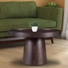 Rossoi Series Coffee Table In Matte Finish Dark Walnut Polish