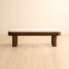 Buda Solid Wood Bench in Light Brown Colour