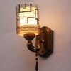 Eliante Modern Wall Lights Mild Steel & Glass Material Antique & Champaign Finish