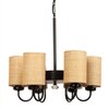 Devansh Dual Black Wallmounted Lamp With Cotton Black Shade