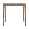 Metalsmith Elegant Side Table – Solid Wood, Walnut Finish (Large)