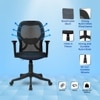 Kepler Brooks Nova MB Office Desk Chair in Black Colour