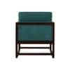 Aura Boucle Fabric Arm Chair in Green Colour
