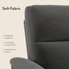 Jenson Fabric One Seater Manual Recliner in Urban Grey Colour