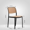 Kepler Brooks Zen Cafeteria Dining Chair in Black Colour