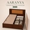 Aaranya Solid Wood Comfort Queen Bed Box Storage Provincial Teak Finish Mattress 60 x 78 Inches