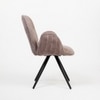 Cotton Fabric Dining Chair in Pink Colour