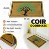 Luxe Home 100% Natural Coir Doormat Tree Print Design (71x45 cm)