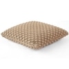 Popcorn Sandy Brown Knitted Cushion Cover  16X16 Inches