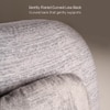 Opus 1 Seater Fabric Sofa in Dusk Grey Colour