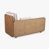 Andaman Neil Solid Wood Day Bed in Light Brown Colour