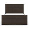 Wren Engineered Wood Single Size Box Storage Bed In Dark Wenge Finish