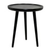 Metalsmith Solid Wood Side Table in Black Finish