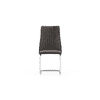 Ingrid Fabric Dining Chair Set Of 2 In Grey Colour