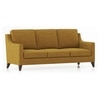 Abbey 3 Seater Fabric Sofa In Ochre Colour