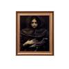 Artistry Black Victorian Witch Portrait Canvas Wall Canvas Wall Prints Set of 1 Multicolor Matte