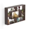 BLUEWUD Crafte Engineered Wood Wall Mount Wall Shelf, Display Rack (Wenge)