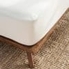 Springtek Organic Waterproof Mattress Protector with Elastic Strap 72x36 in