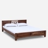 Misty Solid Wood King  Size Bed Without Storage (Provincial Teak Finish)