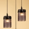 Furrow Cluster of 3 Handcrafted Hanging Lamp