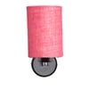 Devansh Metal Electric Wall Light in Pink Colour with Pink Shade Count of 1 Light