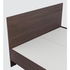 Leona Bed Without Storage in Choco Walnut Finish