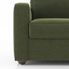 Apollo Compact 1 Seater Fabric Sofa in Moss Green Colour