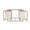 Stendal Nesting Coffee Table Set Of 3 Marble Square