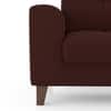 Verona Premium 2 Seater Fabric Sofa in Deep Crimson Velvet Colour