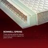 Boltt Plus 3 Zoned NRG Layer Medium Firm Bonnell Spring Euro Top Mattress with Extra Air Circulation and Coolness