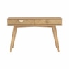 Scandinavian Loftus Writing Desk Natural Wood Finish