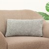 Tagus Grey Knit Cotton Cushion Cover  12X20  Inches