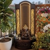 Slate Ganesha Brown Fiber Glass Indoor Fountain