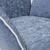 Cotton Fabric Dining Chair in Blue Colour