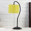Yellow Jute Curvy table lamp with Iron Base (SP21)
