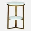 Metallita Metal Side Table in Gold Colour