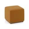 Tetra Ottoman In Mustard Fabric