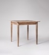 Old Ham Solid Wood 6 Seater Dining Table in Natural Finish