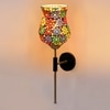 Devansh Metal Electric Wall Light in Black Colour with Multi Shade Count of 1 Light