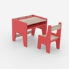 Topolino Toddler Activity Table & Chair in Red