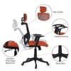 Dreaceo High Back Ergonomic Chair in Orange Colour