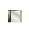 LuxeGold Steel Wall Mirror