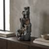 Water Fountain Mountain Spring Cascade Water Fountain in LED in Charcoal Grey Colour