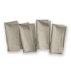 Luxe Home Cotton Kitchen Napkin for Dining Table and Kitchen Set of 4 (Taupe, 45x45 cm)